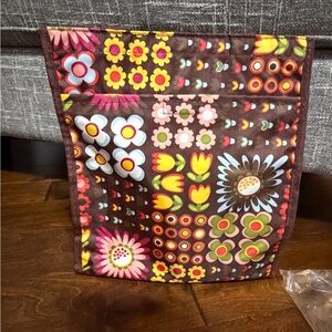 Floral Patterned Brown Totes